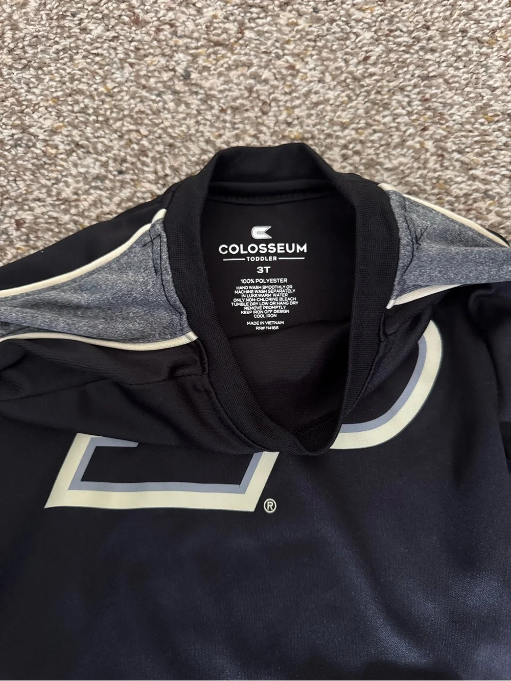 Purdue Boilermakers Black, Gray and Gold Toddler Set - Size 3T
